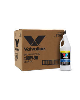 Valvoline High Performance Sae 80W90 Gear Oil 1 Qt Case Of 12