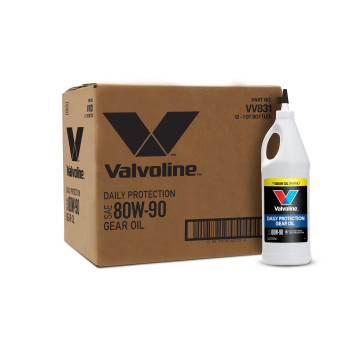 Valvoline High Performance Sae 80W90 Gear Oil 1 Qt Case Of 12