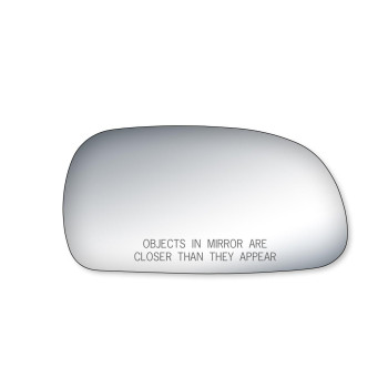 Fit System 90122 Toyota Corolla Passenger Side Replacement Mirror Glass Regular