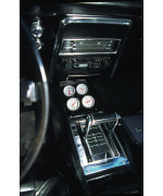 Auto Meter 10002 2.06 in. 4 Gauge Console Pod for 1968-1969 Camaro