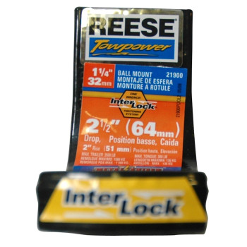 Reese Towpower 21900 Class Ii Interlock Ball Mount Black