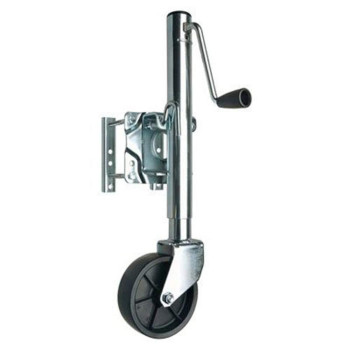 Reese Towpower 74410 Trailer Jack Heavyduty Swivel Mount 6Inch Wheel Chrome