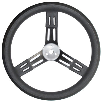 Longacre 5256809 15 In Fat Grip Aluminum Steering Wheel