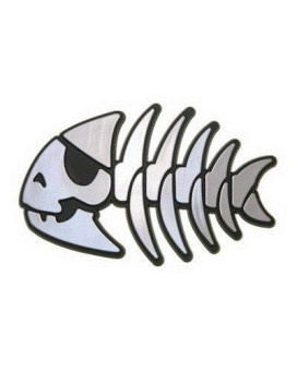 Jolly Pirate Fish Car Emblem