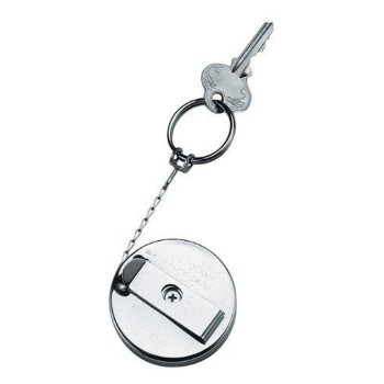 Custom Accessories 44446 Chrome Retractable Key Chain