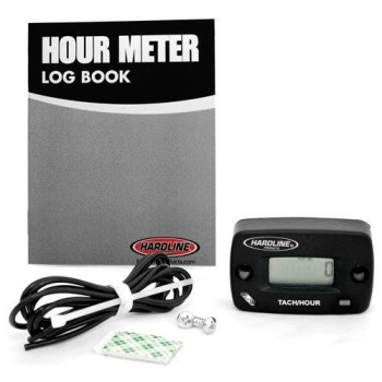 Hardline Products Hr80612 Hour Metertachometer For Up To 2Cylinder Engines