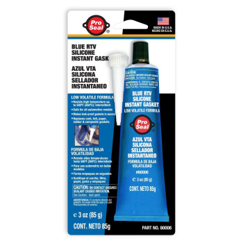 Pro Seal Rtv Silicone Sealant 3 Oz Tube Blue