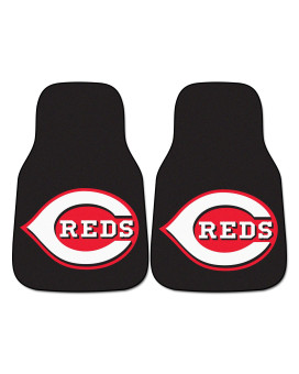 Mlb Cincinnati Reds 2 Piece Front Car Mats