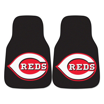 Mlb Cincinnati Reds 2 Piece Front Car Mats