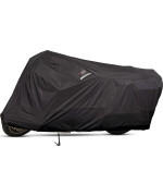 Dowco Guardian 5000502 Weatherall Plus Indooroutdoor Waterproof Motorcycle Cover Black Xxlarge Lifetime Warranty Professi