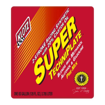 Klotz Super Techniplate Synthetic Premix Oil For 2Stroke Engines 1 Gallon Kl101