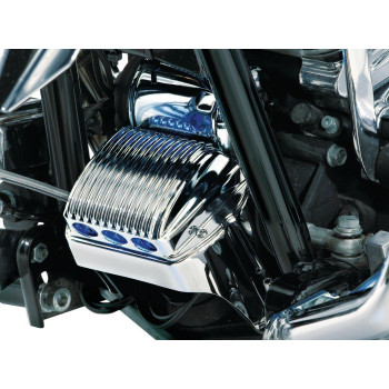 Kuryakyn 1547 Motorcycle Accent Accessory Regulator Cover For 19972011 Harleydavidson Touring Motorcycles Chrome