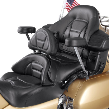 Show Chrome Accessories 52637 Driver Backrest Black