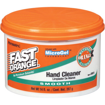 Permatex 33013 Fast Orange Smooth Cream Hand Cleaner 14 Oz 14 Ounce