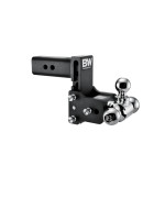 Bw Trailer Hitches Tow Stow Adjustable Trailer Hitch Ball Mount Fits 25 Receiver Triball 178 X 2 X 2516 5