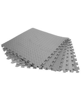 Performance Tool W88989 24Inch X 24Inch Protective Diamond Shape Antifatigue Interlocking Floor Mat 24 Square Feet Grey