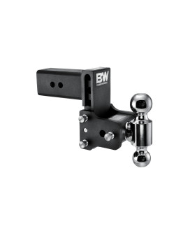 Bw Trailer Hitches Tow Stow Adjustable Trailer Hitch Ball Mount Fits 3 Receiver Dual Ball 2 X 2516 45 Drop