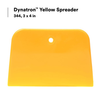 3M Dynatron Yellow Spreader 344 Flexible Long Lasting Reusable Durable 3 In X 4 In