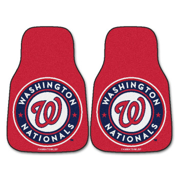 Mlb Washington Nationals 2 Piece Front Car Mats