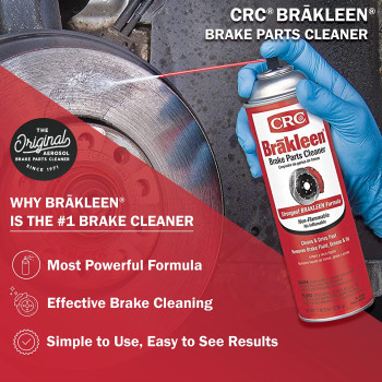 Crc Brakleen Brake Parts Cleaner Nonflammable 1Lb 3 Oz 05089