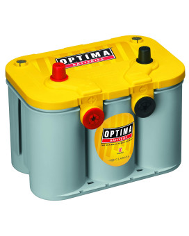 Optima Batteries High Performance D3478 Yellowtop Dual Purpose Sealed Agm Car Truck And Suv Battery 750 Cca Dual Terminal M