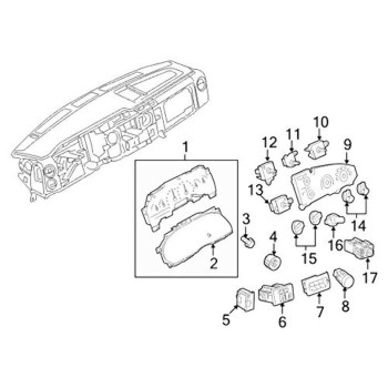 Ford F8Uz18513Aa Knob Heater Blower