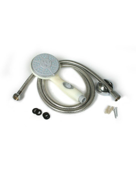 Camco 43715 Rv Shower Head Kit With Onoff Switch And 60 Flexible Shower Hose Offwhite