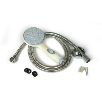 Camco 43715 Rv Shower Head Kit With Onoff Switch And 60 Flexible Shower Hose Offwhite