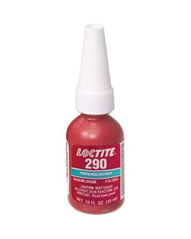 Loctite 29021 Green 290 Medium Highstrength Threadlocker 300 Degree F Maximum Temperature 10 Ml Bottle