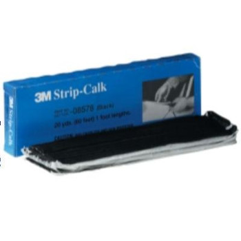 3M MMM8578 Strip Calk - Black 60 - 1ft. Strips per Box