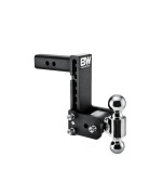 Bw Trailer Hitches Tow Stow Adjustable Trailer Hitch Ball Mount Fits 2 Receiver Dual Ball 2 X 2516 7 Drop 10