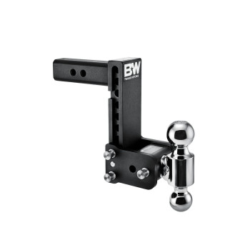 Bw Trailer Hitches Tow Stow Adjustable Trailer Hitch Ball Mount Fits 2 Receiver Dual Ball 2 X 2516 7 Drop 10