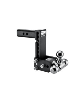 Bw Trailer Hitches Tow Stow Adjustable Trailer Hitch Ball Mount Fits 2 Receiver Triball 178 X 2 X 2516 7