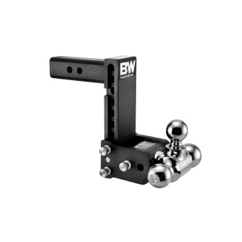 Bw Trailer Hitches Tow Stow Adjustable Trailer Hitch Ball Mount Fits 2 Receiver Triball 178 X 2 X 2516 7