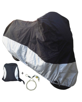 Formosa Covers Premium Heavy Duty Motorcycle Cover Xl With Cable Lock And Longlasting Elastic Fits Up To 94 Length Large