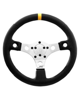 Grant 633 3-Spoke Silver Anodized Aluminum Design Performance GT Series Steering Wheel with Black