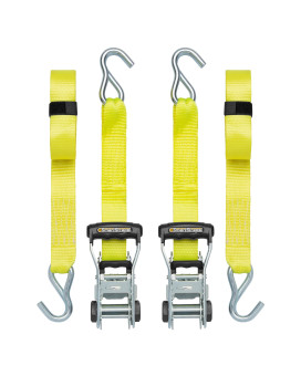 Smartstraps 14 Ratchet Straps 2 Pack 5 000Lbs Break Strength 1 667Lbs Safe Work Load Commercial Tie Down Straps For Heavy Du