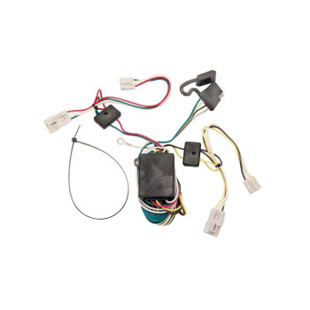 Tekonsha 118304 Tone Tconnector Harness 4Way Flat Wconverter Compatable With 20042010 Toyota Sienna Black