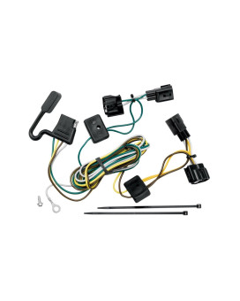 Tekonsha 118409 Tone Tconnector Harness 4Way Flat Compatable With 19982006 Jeep Tj 19982006 Jeep Wrangler Black