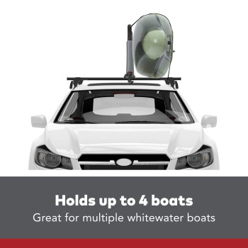 Yakima Bigstack Rooftop Mounted Boat Rack For Vehicles Carries Up To 4 Boats