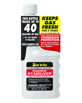 Star Brite 084308P 8 oz EZ to Store Start Gas Storage Additive