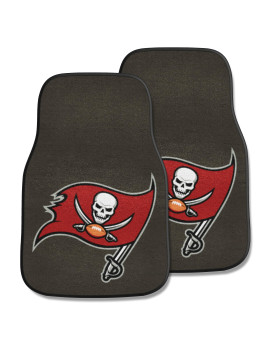 Fanmats Nfl Tampa Bay Buccaneers Carpet Car Mat Set 2 Pieces