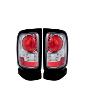 Anzo Usa 211046 Dodge Ram Chrome Tail Light Assembly Sold In Pairs