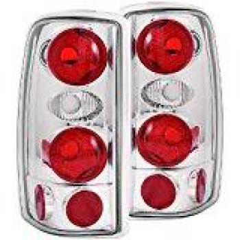 Anzo USA 211008 2000 - 2006 Suburban Tahoe Yukon Denali Xl Tail Lights Chrome - Red & White