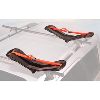 Malone Seawing Saddle Style Universal Car Rack Kayak Carrier With Bow And Stern Lines