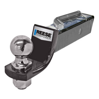 Reese 21536 Drawbar 2 Inch Square And Ballmount Towing 2 Inch Starter Kit Black