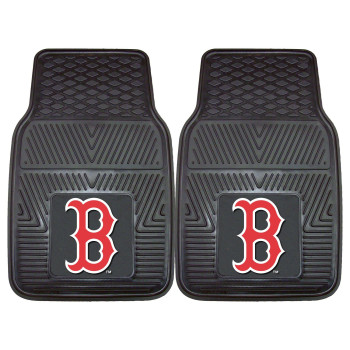 Fanmats Mlb Boston Red Sox 2Pc Vinyl Heavy Duty Car Mat 18X27