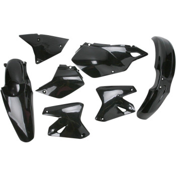 Acerbis Replacement Plastic Kit Black Material Plastic 2041080001