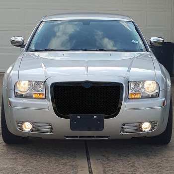 Specd Tuning Black Mesh Honeycomb Style Front Hood Grille Compatible With 20052010 Chrysler 300300C