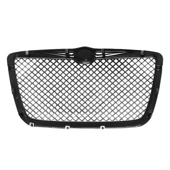 Specd Tuning Black Mesh Honeycomb Style Front Hood Grille Compatible With 20052010 Chrysler 300300C